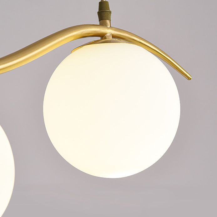 Contemporary Kitchen Island Lighting Golden Ceiling Light for Foyer
