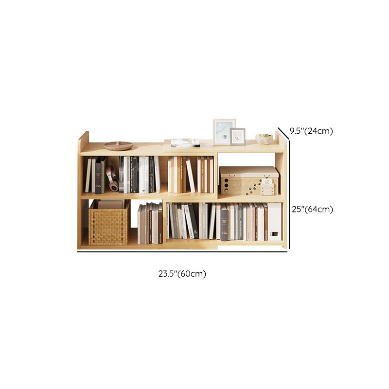 Engineered Wood Modern Bookcase Standard Open Back Bookshelf