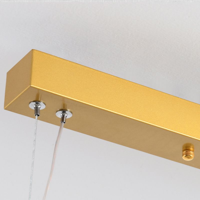 Linear Shape Island Lights Modern Style Metal Two Light Pending Lighting Fixtures