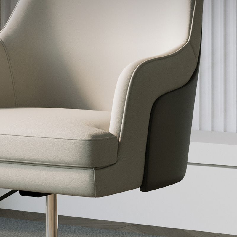 Modern Swivel Chair Adjustable Seat Height No Arms Office Chair