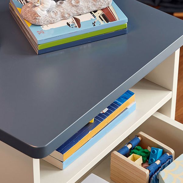 Manufactured Wood Youth Nightstand Space Bedside Table for Nursery