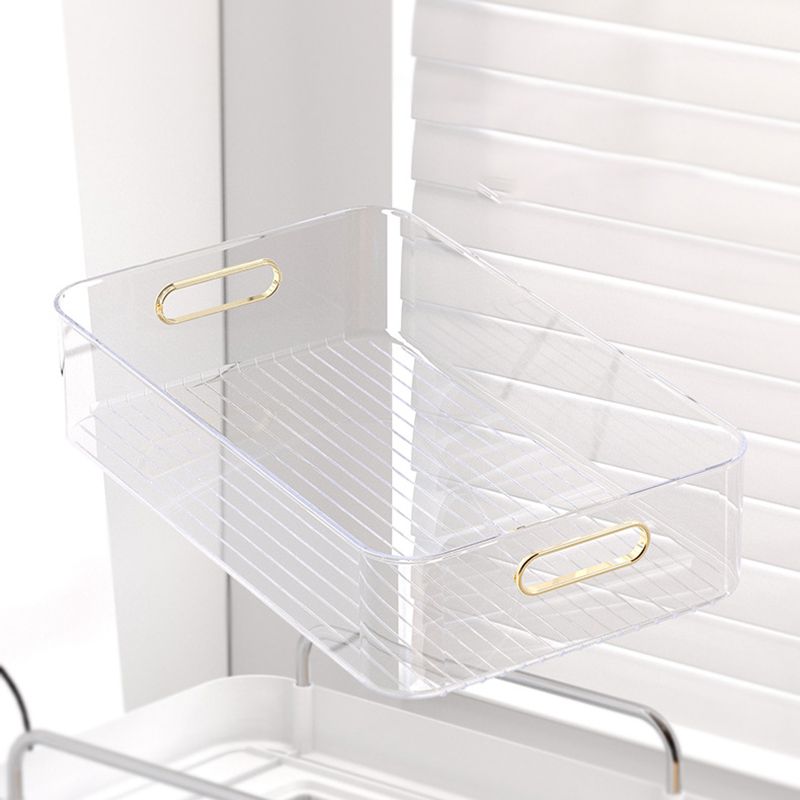 Modern Open Back Standard Bookshelf Plastic Bookcase for Study Room