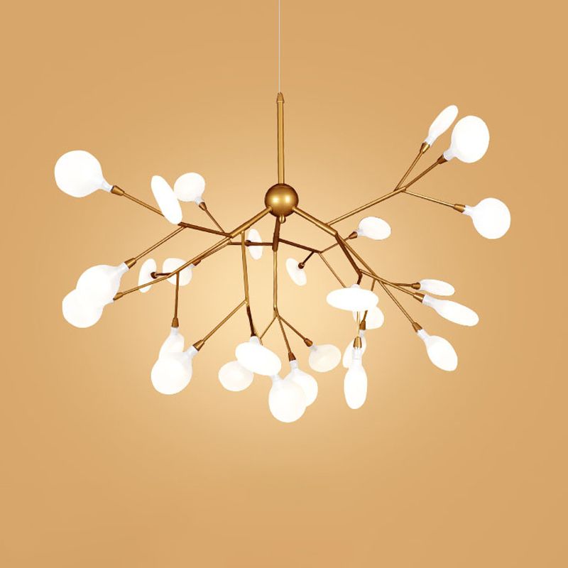 Firefly Chandelier Light Fixture Minimalist LED Acrylic Suspension Lighting for Clothing Shop