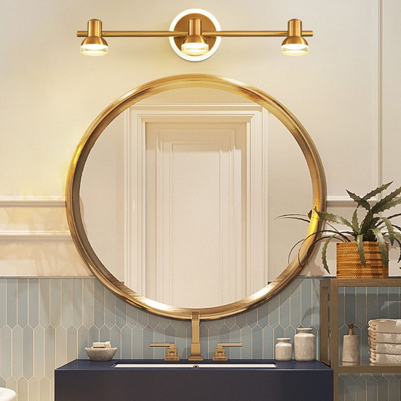 Simplicité postmoderne Bell Vanity Sconce Lights acrylique Mur Moup Light Aymat pour salle de bain