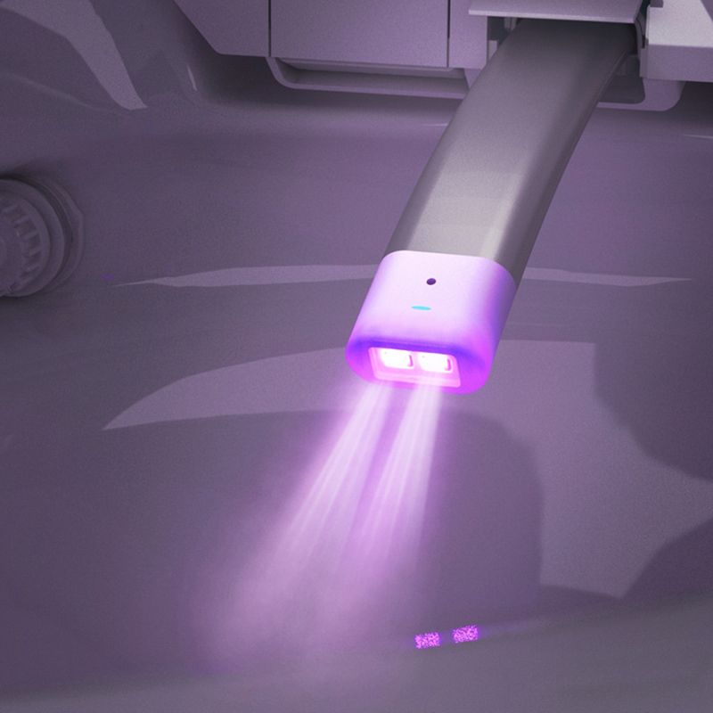 Contemporary Siphon Jet Toilet Bowl Polished Finish All-In-One Toilet