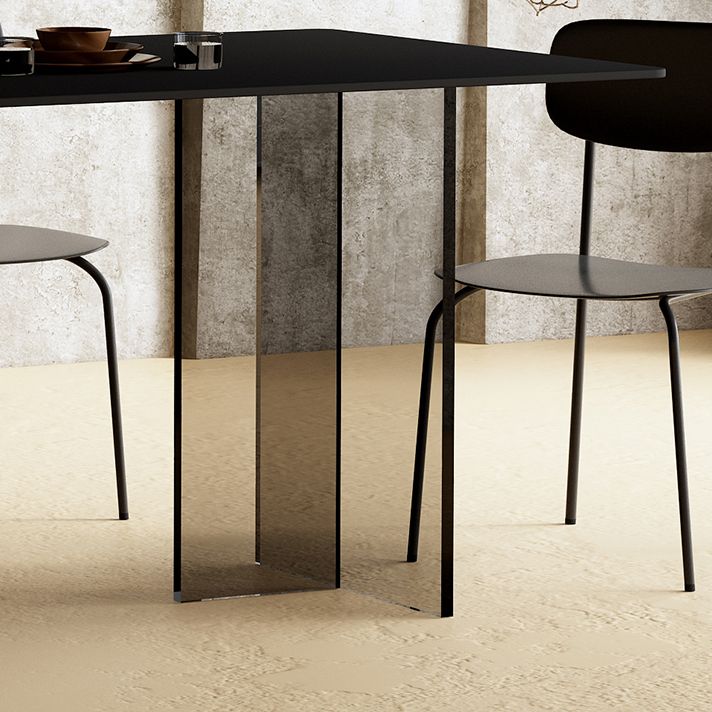 Modern 1/3/4/5 Pieces Dining Set Rectangle Acrylic Dining Table Furniture for Dining Room