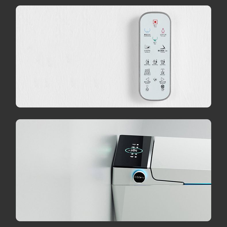 Modern Floor Mount Urine Toilet White Siphon Jet Toilet Bowl with Toilet Seat