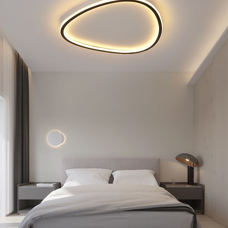 Moderne Flush Mount Light Armaturen Acryl 1 Licht Flush Light Fixtures