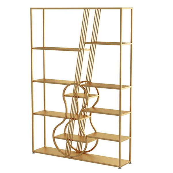 Modern Metal Shelf Bookcase Open Shelf Bookshelf with Shelves for Living Room