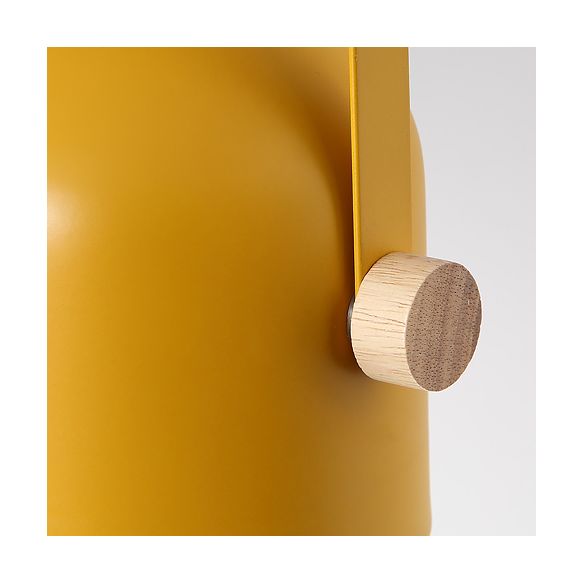 1 luce a coppa a coppa con manico Macaron Loft Alluminio appeso Luce in grigio/verde/rosa/bianco/giallo per Restaurant Hotel