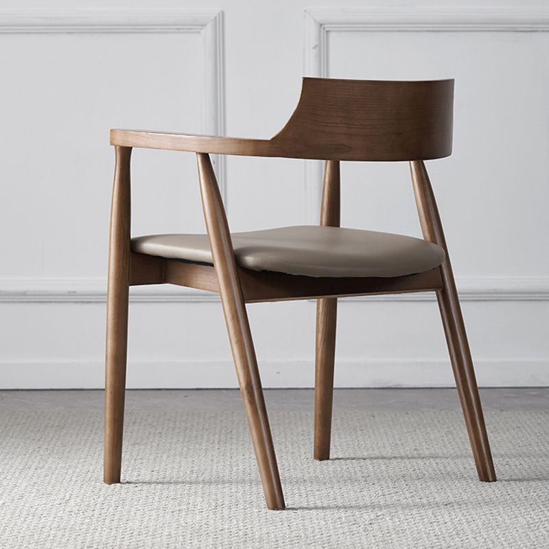 Traditional Style Wood Dining Chair Kitchen Arm Dining Side Chair