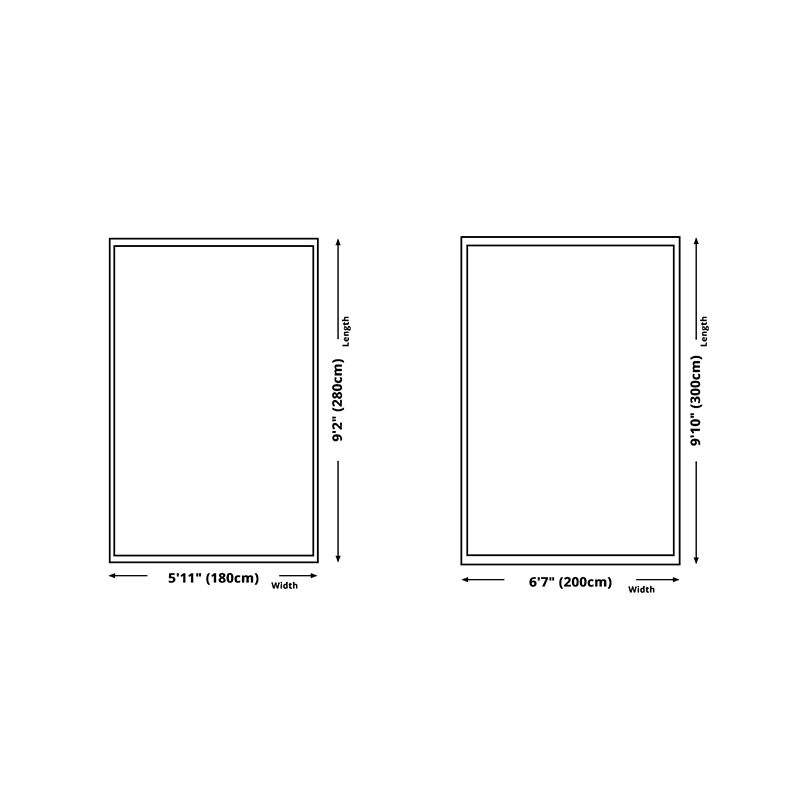 Brown Simple Rug Polyester Gradient Ramp Rug Washable Rug for Living Room