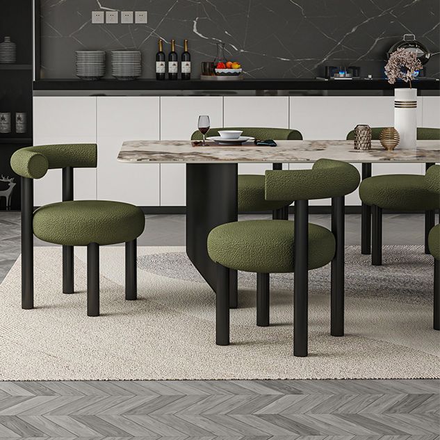 Modern 1/5/6/7 Pieces Dining Set Rectangle Stone Dining Table for Dining Room