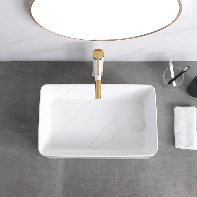 Classic Style Bathroom Sink Stainless Steel Dirt Resistant Bathroom Sink