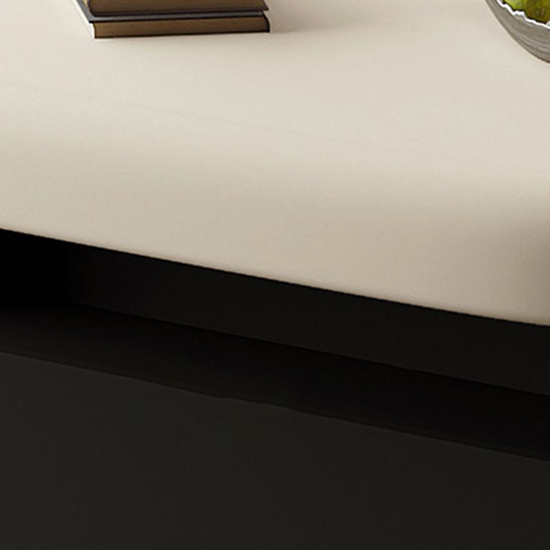 Contemporary Irregular Coffee Table Modern 15.7-In High 1 Single Cocktail Table