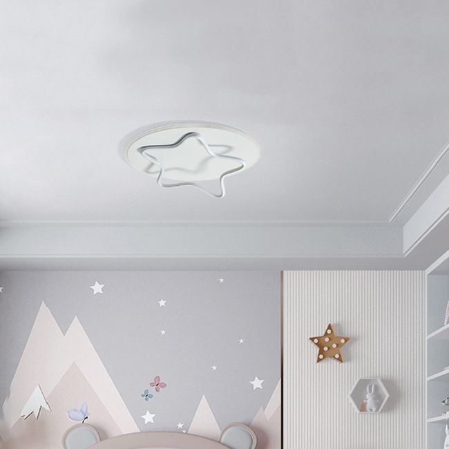 Geometria Forma Soffitto Fissaggio Moderno Stile Metallo 2 Luce Soffitto Flush