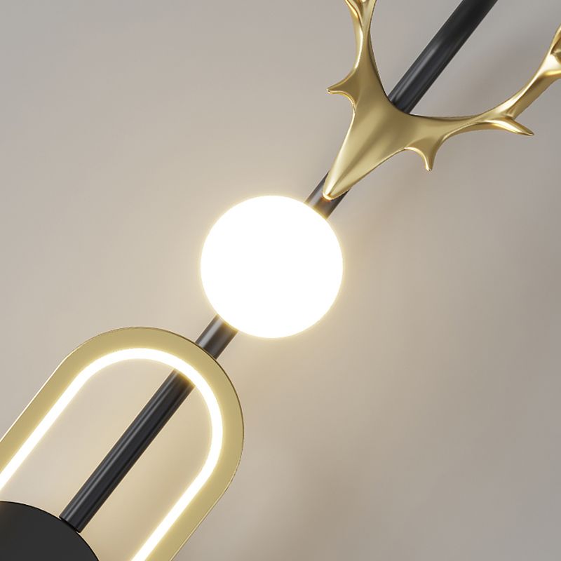 Moderner Stil Metall Wandleuchte kreative LED -Wandleuchte Leuchten für Schlafzimmer