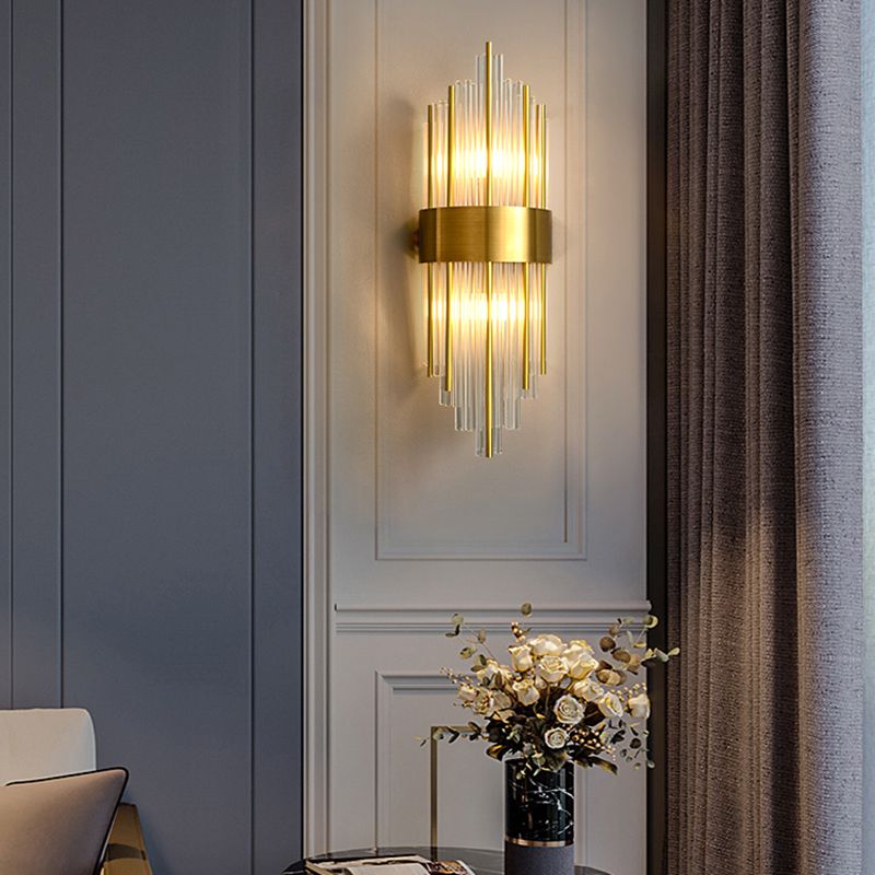 Crystal Wall Mounted Lighting Modern Style Sconce Light Fixture
