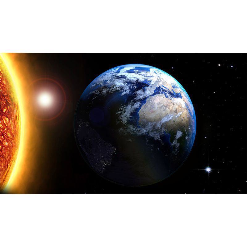 Photography Stain Resistant Wallpaper Vast Universe Living Room Wall Mural