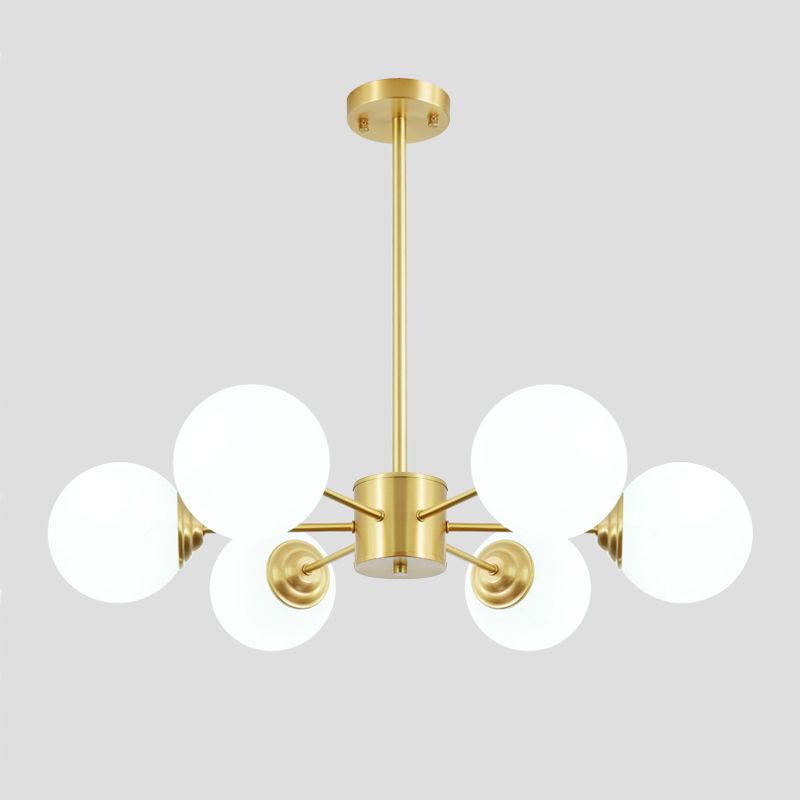 Verre en cuivre suspension des lampes suspendues contemporaines pour le salon