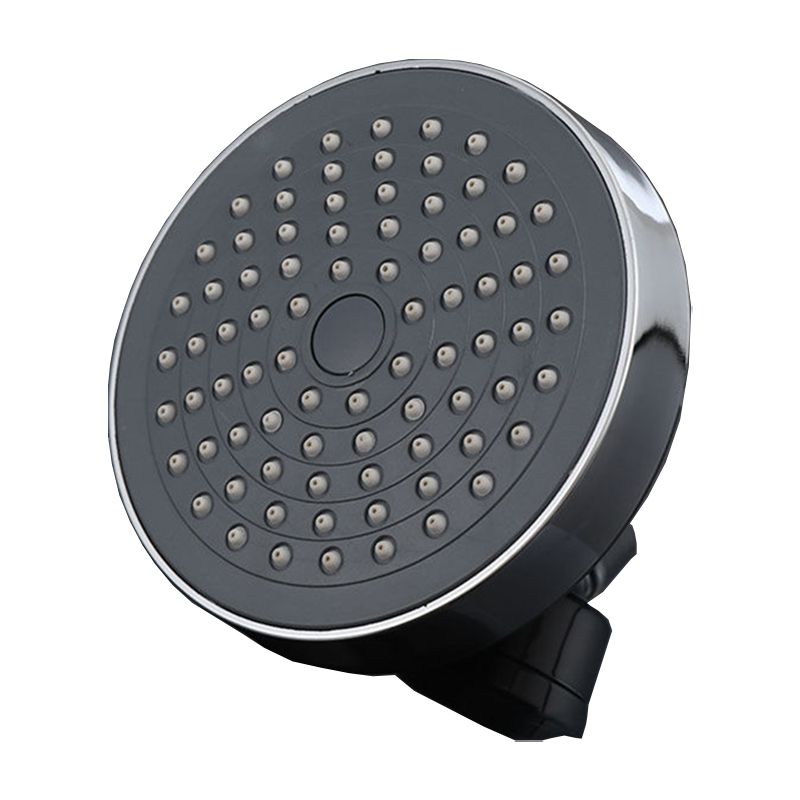 Round Fixed Shower Head Traditional Style Metal 5-inch Fixed Shower Head