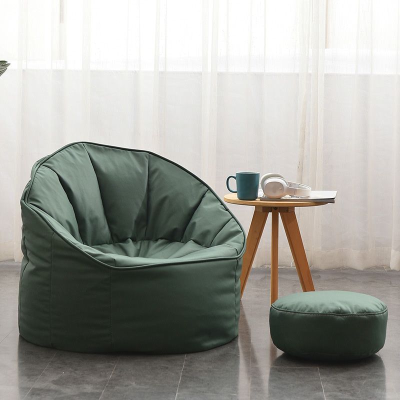 Sloped Arms Chair with Sewn Pillow Back and Storage for Apartment Chair