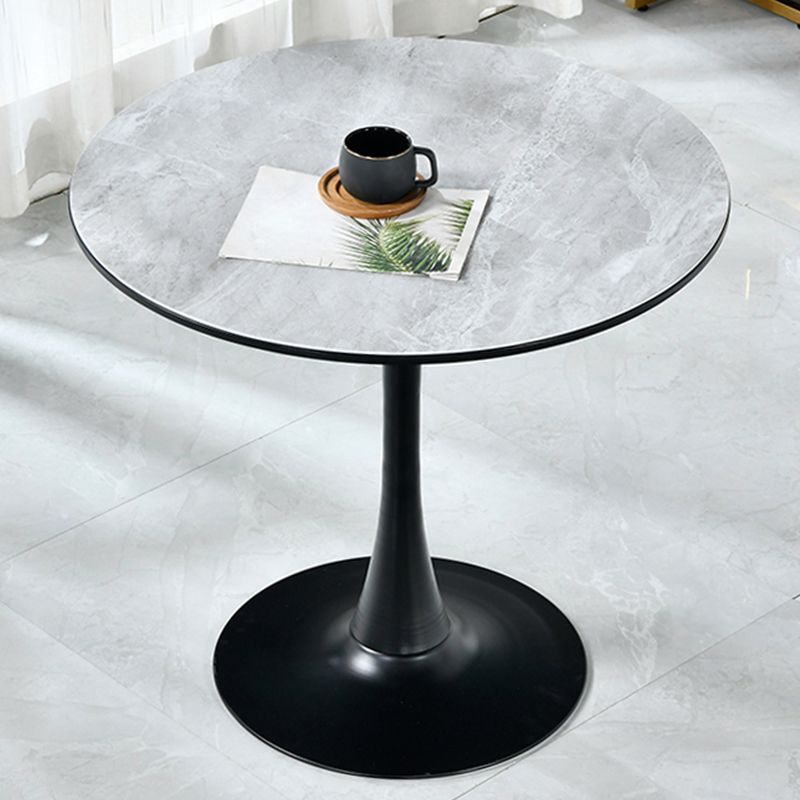 Round Shape Dining Table Simplicity Style Tulip Base Table for Dining Room