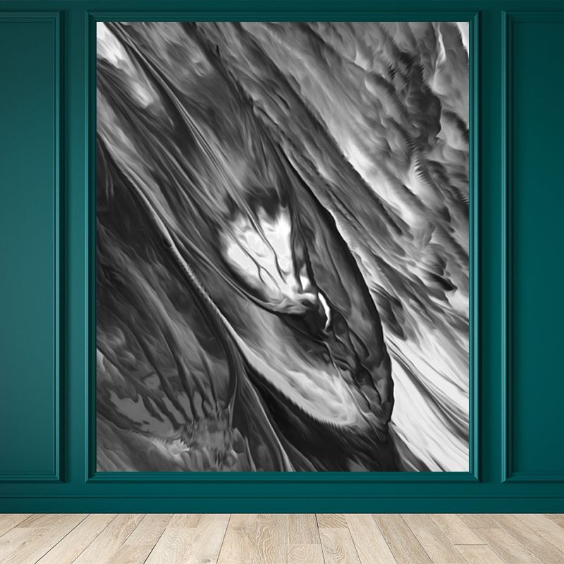 Contemporary Abstract Wallpaper Mural Multicolored Living Room Wall Art, Personalized Size