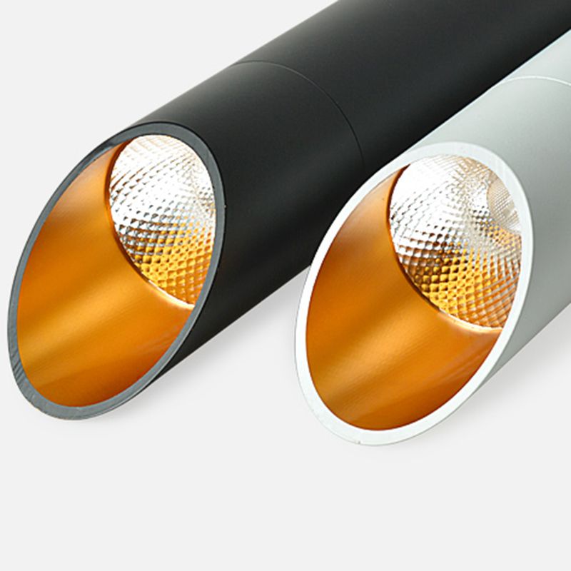 Afgeschuinde buisinbouwlamp Postmoderne metalen eetkamer LED-plafonddownlight