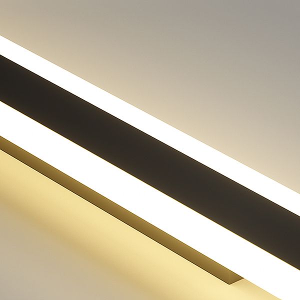 Linear Shape Metal Wall Light Modern 1 Light Wall Mount Light