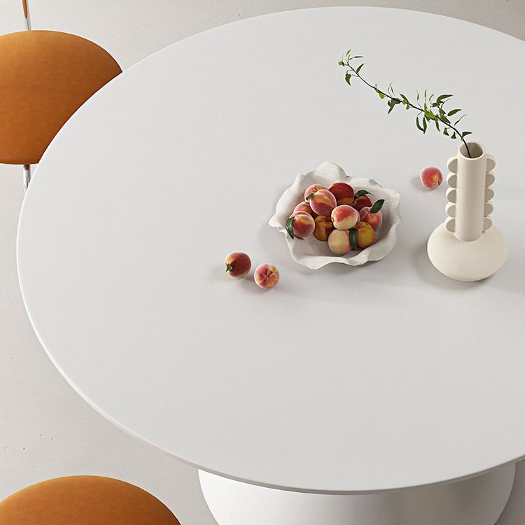 Modern Pedestal Round Dining Table Stone Table for Dining Room