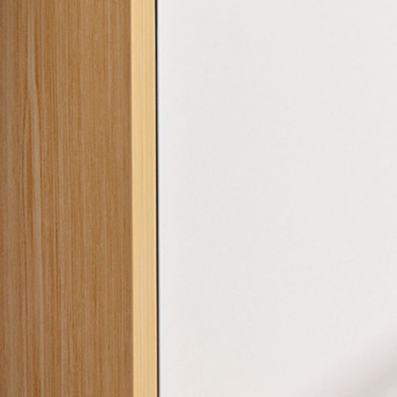 Modern Rectangle Accent Cabinet Bar Pulls Accent Cabinet with Drawer