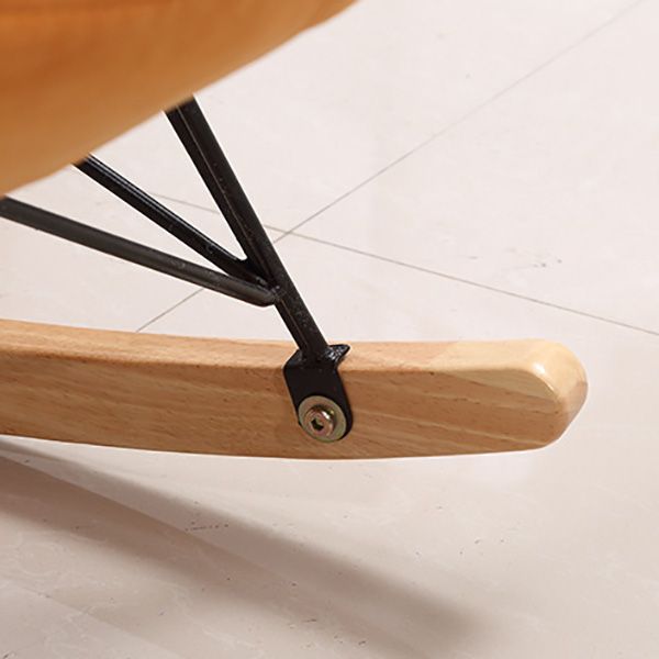 Modern Style Rocking Chair Indoor Mother Feeding Sofa Rocking Chair with Ottoman