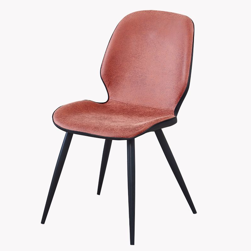 Armless Kitchen Dining Side Chair Industrial Wingback Side Chair