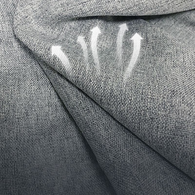 Gray Linen Sofa Bed 37.40" Wide Contemporary Sleeper Sofa with Box