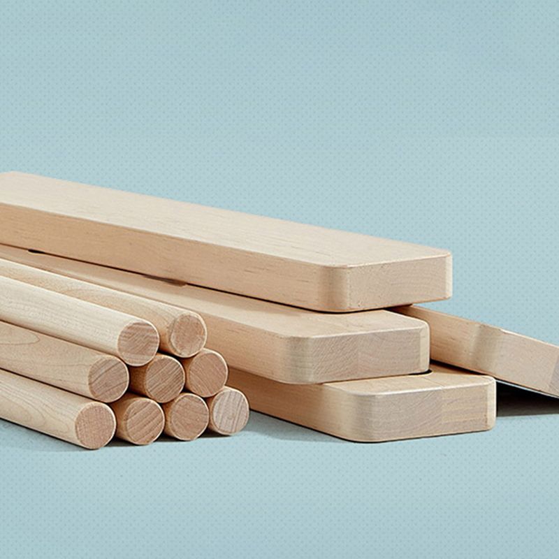 Standard Wood Bookshelf Modern 3-Tier Bookshelf 47.3" H X 11.8" W for Home Office