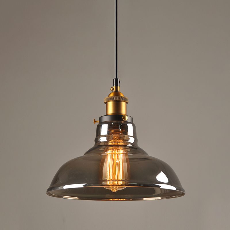 Lámpara colgante geométrica de una sola bomba