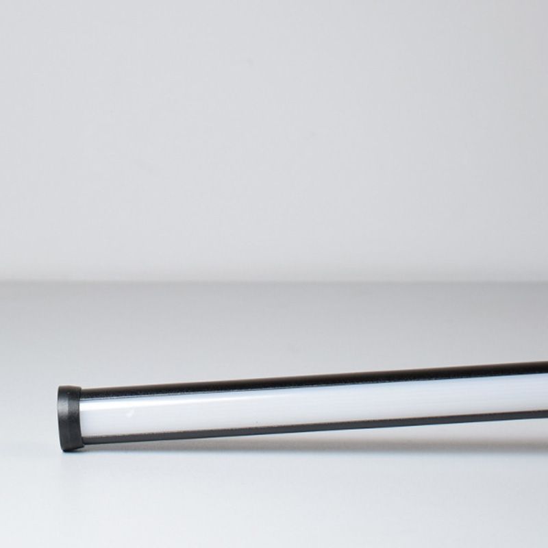 Metallstange Wandmontageleuchte moderne RGB -Leuchtenleuchte in Schwarz