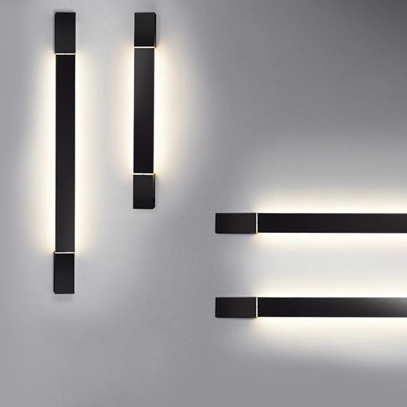 Moderno stile minimalista di vanità lineare luci di vanità in metallo illuminazione per bagno per bagno