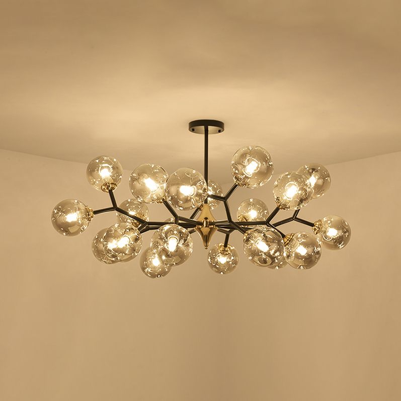 Modern Metal Chandelier Light Fixtures Multi-Head Suspension Pendant Lights for Restaurant