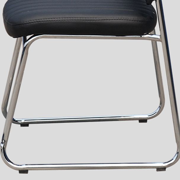 Modern Style Task Chair Mid-Back Ergonomic Armless Office Chair