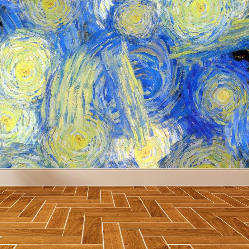 Modern Scenery Painting Wall Mural Soft Color Abstract Wall Covering for Home, Custom Print