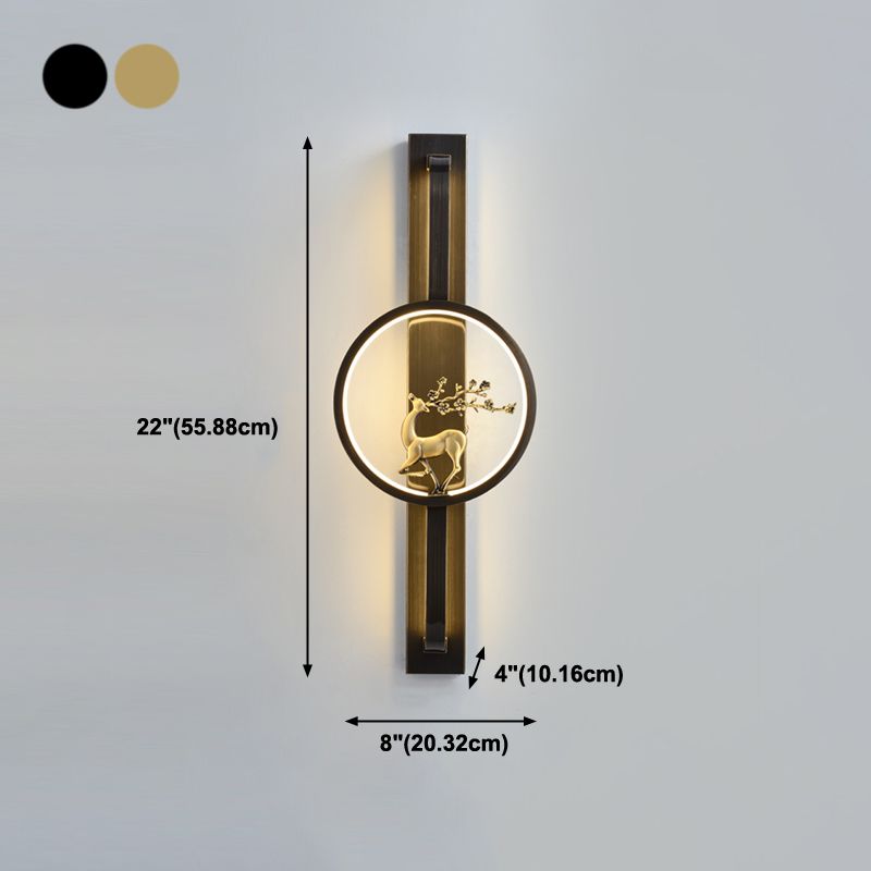 Shade Round Metal Wall Donce Modern Style 1- Lighting Lighting Lighting Accesors