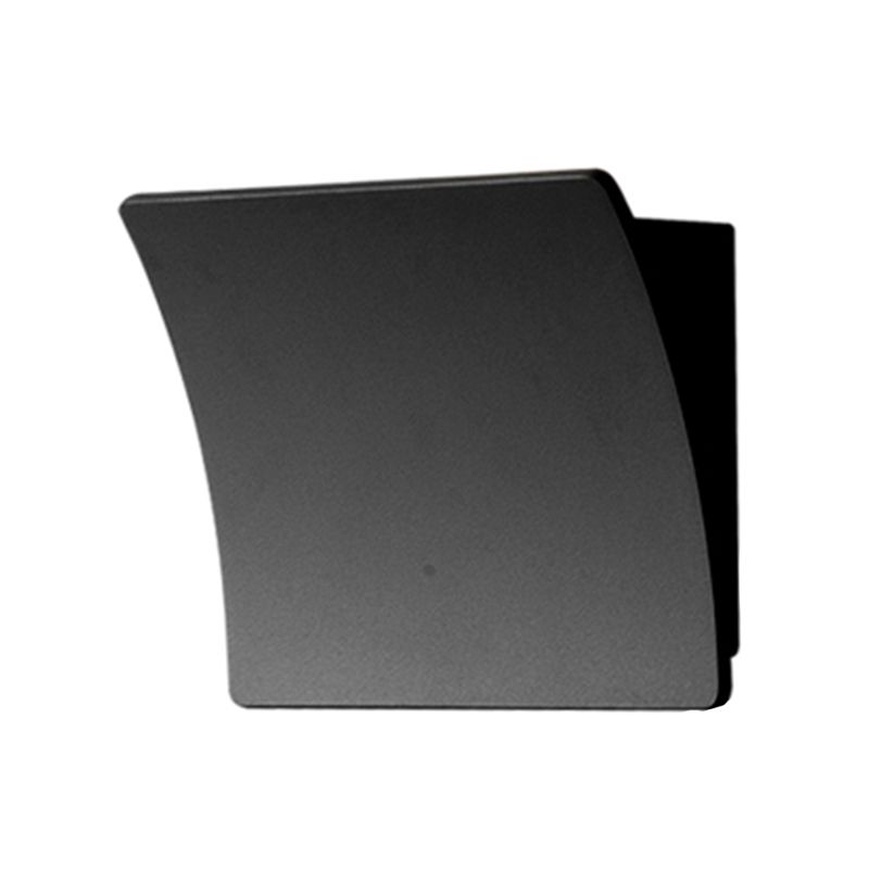 Square Shade Metal Wall Sconce Modern Style 1-Light Wall Mount Lighting