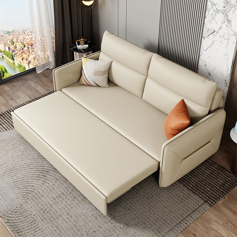 Faux Leather Stain Resistant Sofa Bed Contemporary Bed Sofa Couch