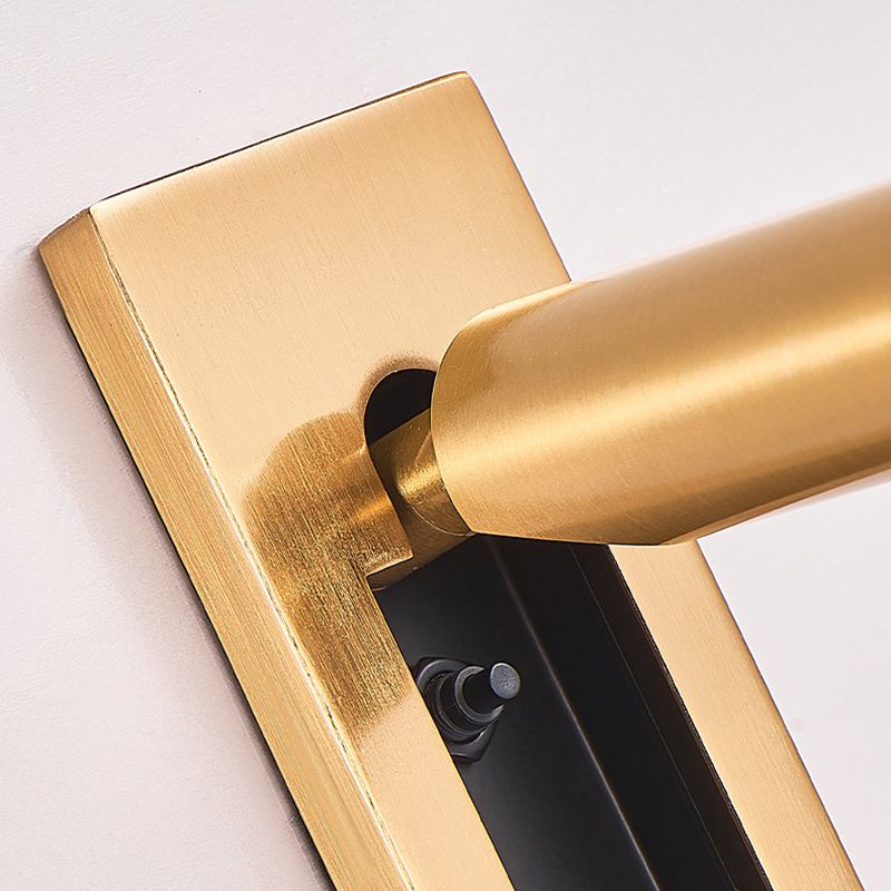 Modern Style Cylinder Shade Wall Lamp Metal 1 Light Sconce Light for Bedroom