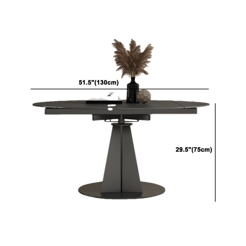 Modern Style Sintered Stone Dining Round Table Set 1/3/4/7 Pieces Dining Set