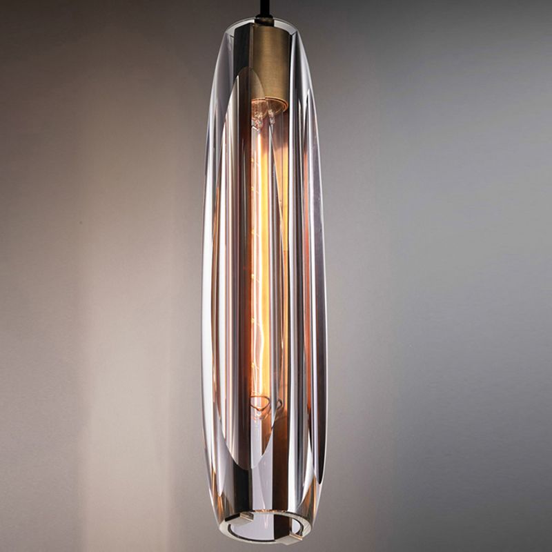 Oval Shade Crystal Wall Sconce Modern Style 1 Light Wall Mount Light Fixture