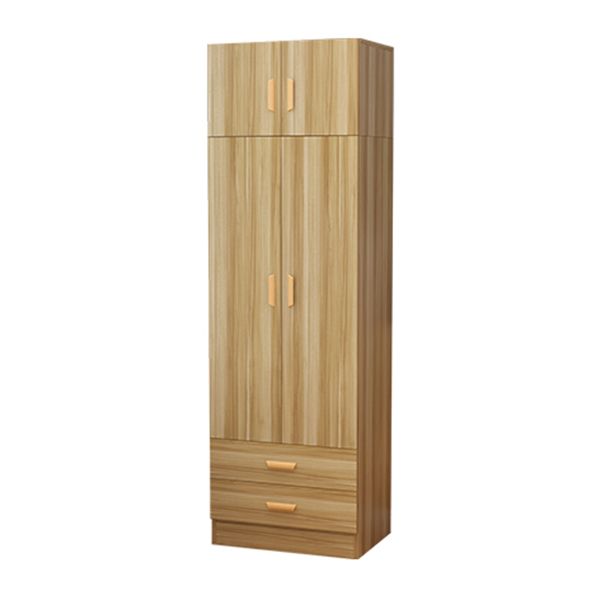 Contemporary Style Wardrobe Armoire Wood Wardrobe Closet for Bedroom
