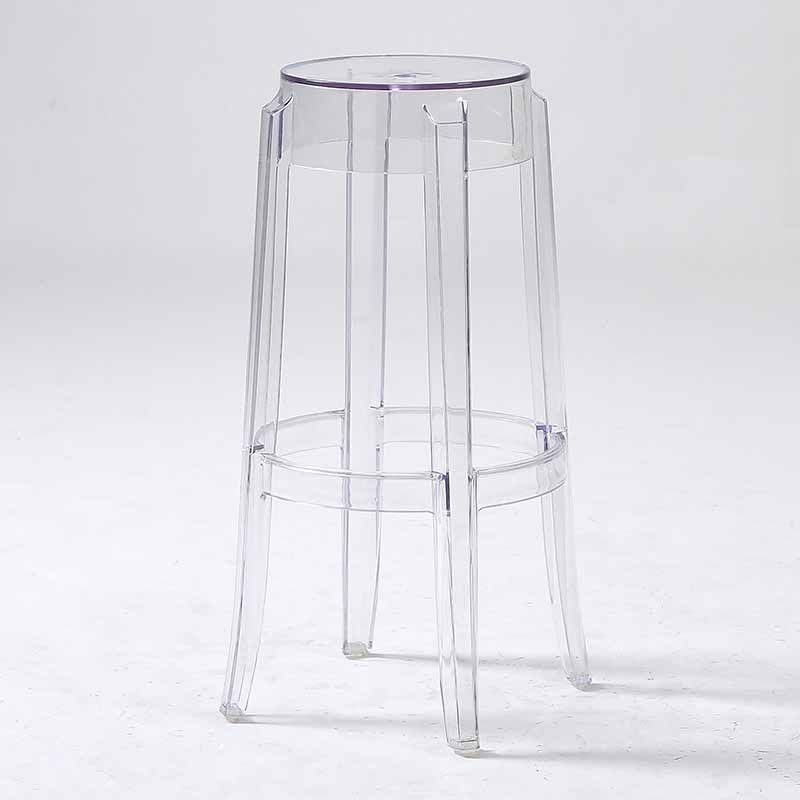Nordic Simple Stapelbarer Thekenhocker 30-Zoll-Höhenlosen-Innen-Barhocker, 2-Set von 2